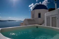 Vue d'un Jacuzzi