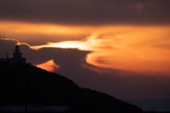 Coucher de soleil sur le phare