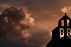 L'église au Château de Monteton ; dans le Lot-et-Garonne