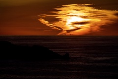Sunset à Camaret sur mer en Bretagne