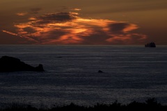Sunset à Camaret sur mer en Bretagne